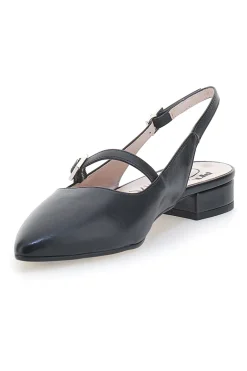 Ballerine Slingback Nero Con Cinturino Frontale PITTARELLO GLAM 2888