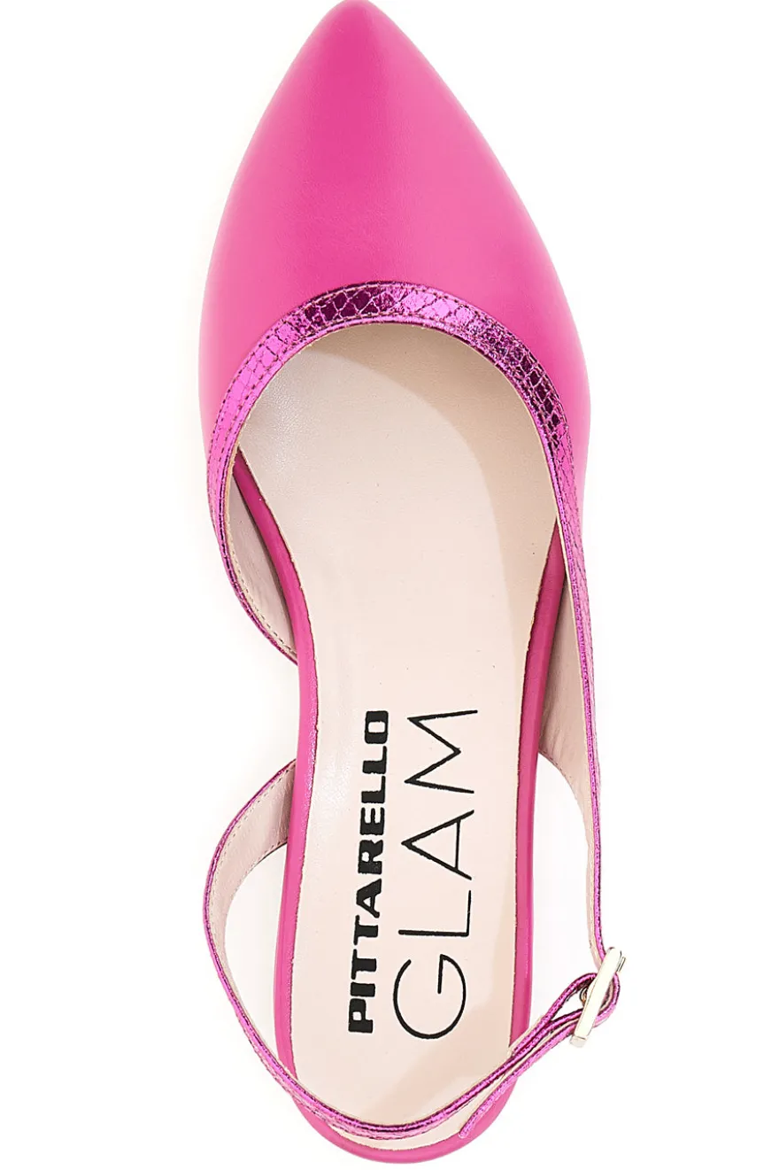 Ballerine Slingback Pittarello Glam 1985 Fuxia