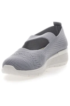 Ballerine Sportive Grigie con Cinturino Me & Me 090239