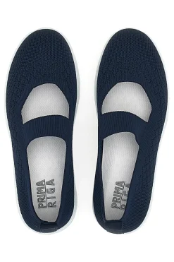Ballerine Sportive Navy In Tessuto da Donna Prima Riga 430