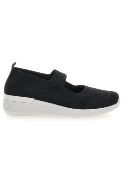 Ballerine Sportive Nere con Cinturino Me & Me 090236