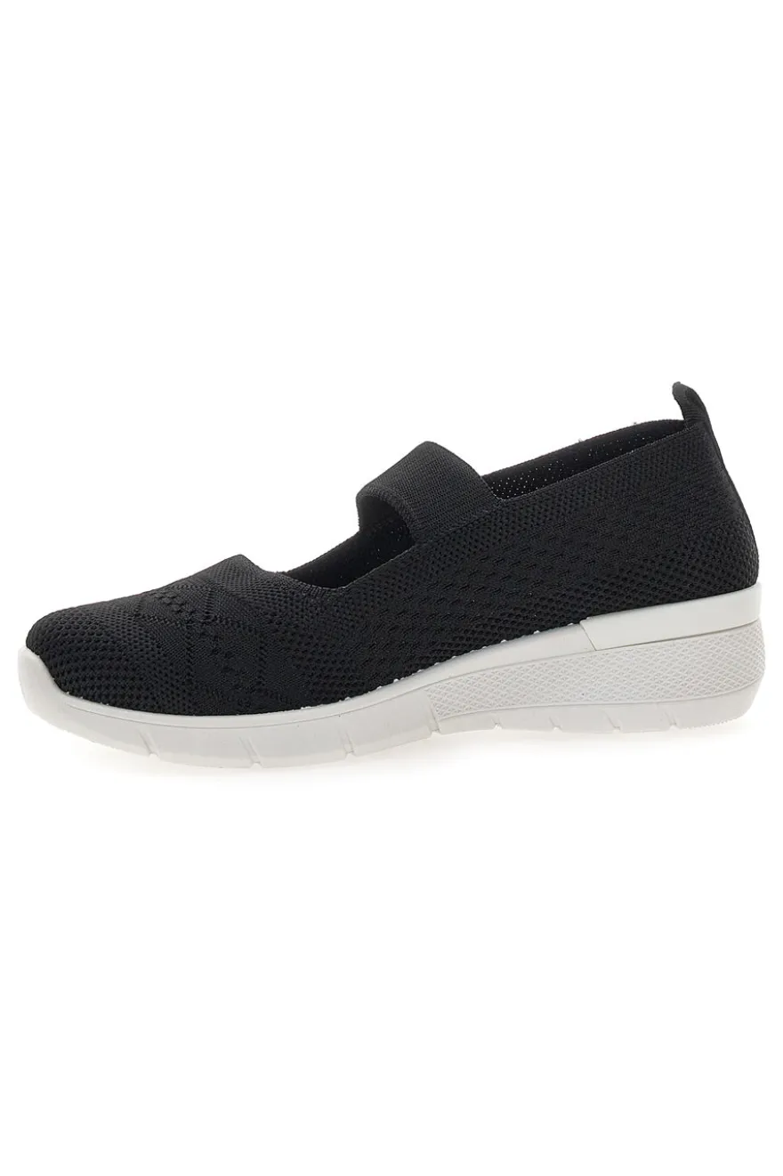 Ballerine Sportive Nere con Cinturino Me & Me 090236