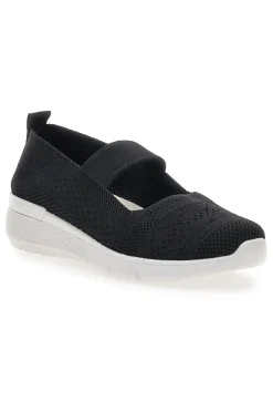 Ballerine Sportive Nere con Cinturino Me & Me 090236