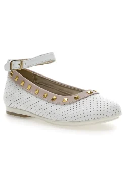Ballerine Syssy 14512 Bianche e Beige