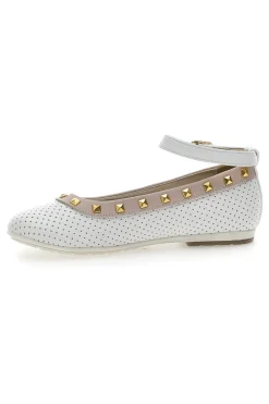 Ballerine Syssy 14512 Bianche e Beige