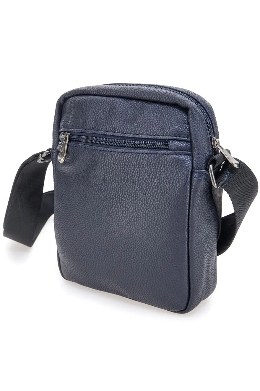 Basile BASILE BA520-1 Schultertasche in Hammerschlagoptik, blau