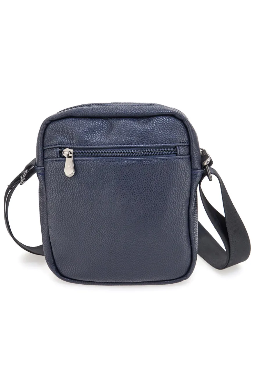 Basile BASILE BA520-1 Schultertasche in Hammerschlagoptik, blau