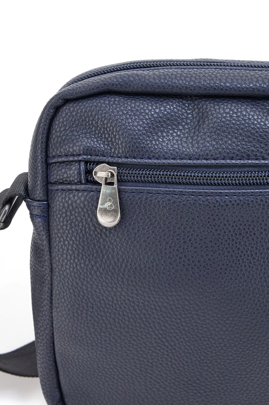 Basile BASILE BA520-1 Schultertasche in Hammerschlagoptik, blau