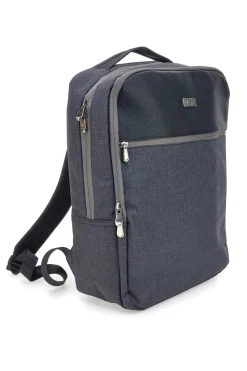 Basile grau Rucksack mit mehreren Taschen BA21PE152