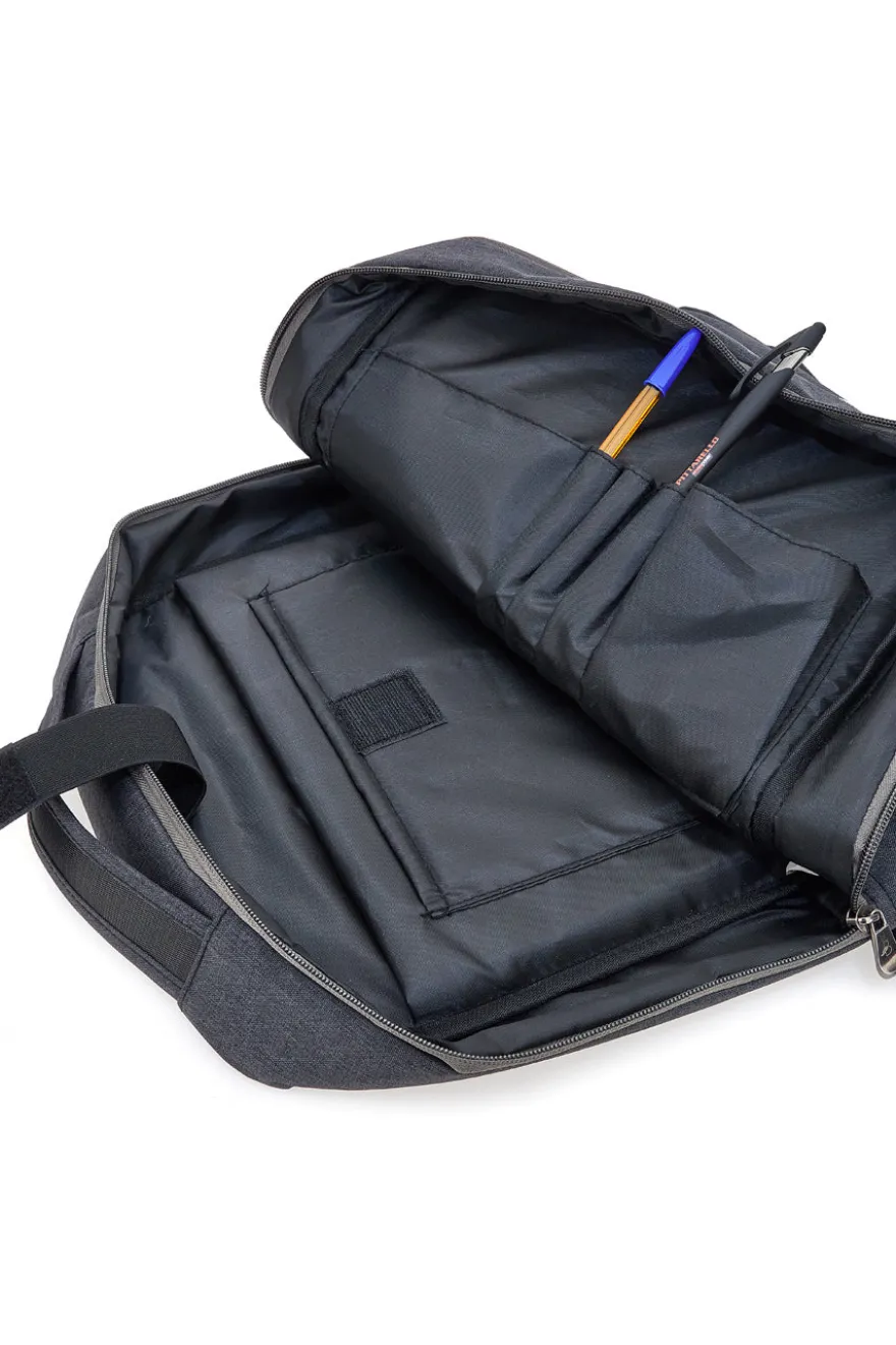 Basile grau Rucksack mit mehreren Taschen BA21PE152
