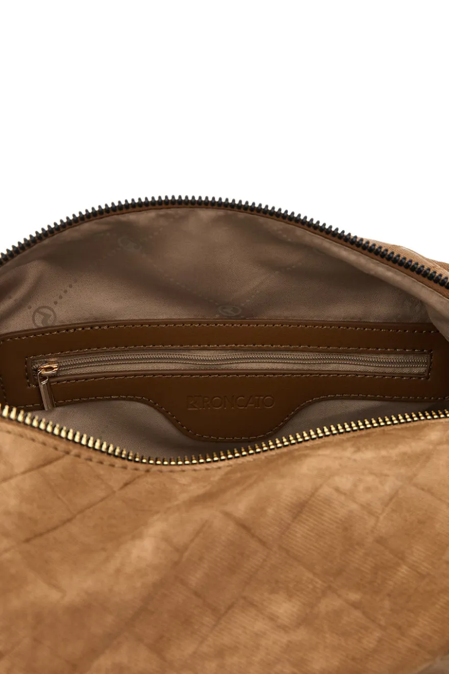 Bauletto cuoio con tracolla removibile Roncato R5391