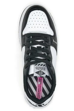 Baumwollgürtel Funky LTH Sneakers Weiß-Schwarz