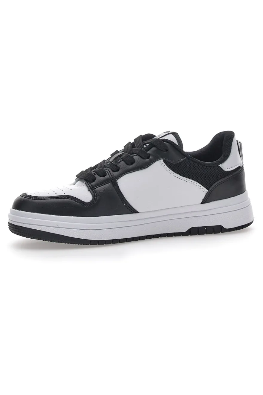Baumwollgürtel Funky LTH Sneakers Weiß-Schwarz