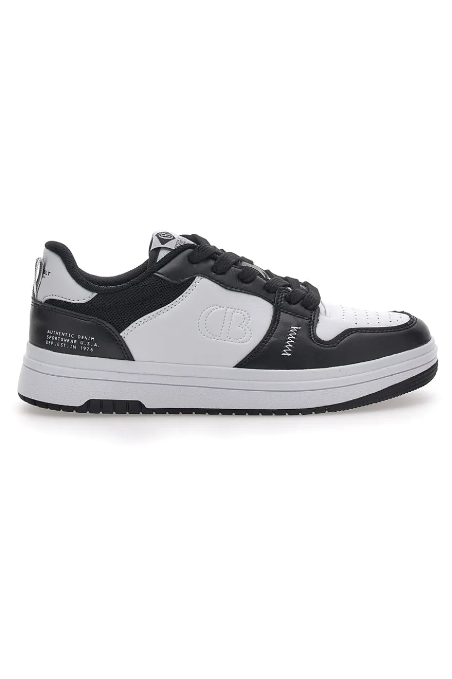 Baumwollgürtel Funky LTH Sneakers Weiß-Schwarz