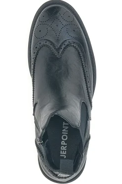 Beatles neri in pelle con lavorazione brogue Jerpoint 9Y1736