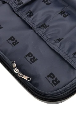 Beauty case blu rigido con tracolla Prima riga Pr194