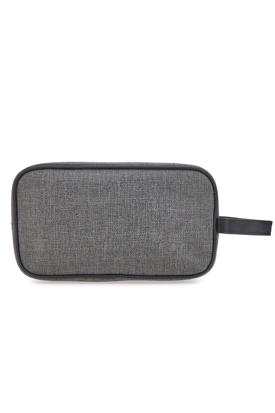 Beauty Case Grigio Con Cerniera Juice Oslo 079
