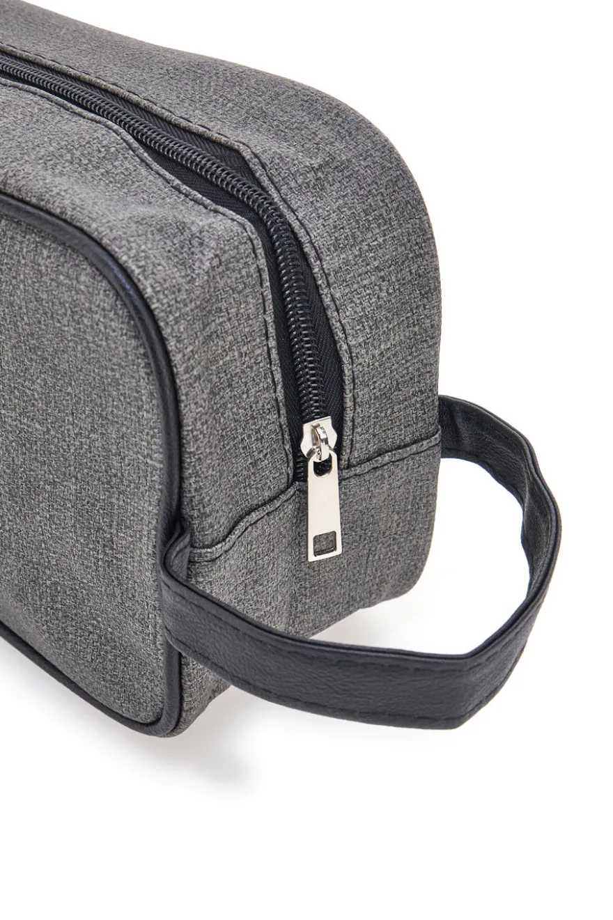Beauty Case Grigio Con Cerniera Juice Oslo 079