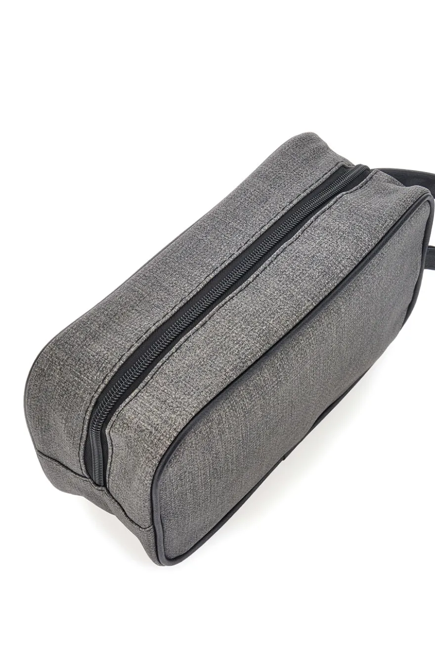 Beauty Case Grigio Con Cerniera Juice Oslo 079