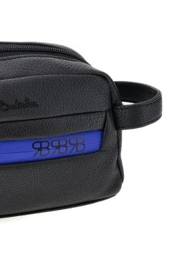 Beauty Case Nero con Dettaglio Blu Renato Balestra 62140/XS/SRBU6