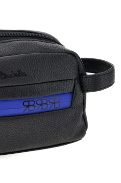 Beauty Case Nero con Dettaglio Blu Renato Balestra 62140/XS/SRBU6