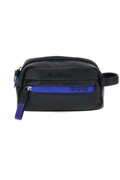 Beauty Case Nero con Dettaglio Blu Renato Balestra 62140/XS/SRBU6