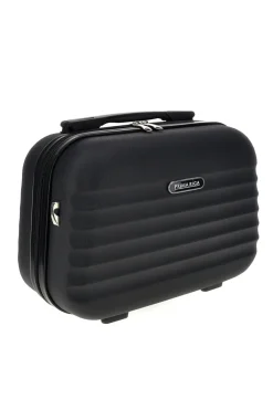 Beauty case nero rigido con tracolla Prima riga Pr194