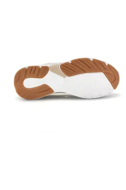 Beige atmungsaktive Mesh-Komfort-Turnschuhe Fila Kreatix Wmn