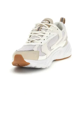 Beige atmungsaktive Mesh-Komfort-Turnschuhe Fila Kreatix Wmn