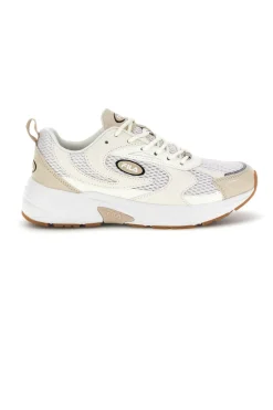 Beige atmungsaktive Mesh-Komfort-Turnschuhe Fila Kreatix Wmn