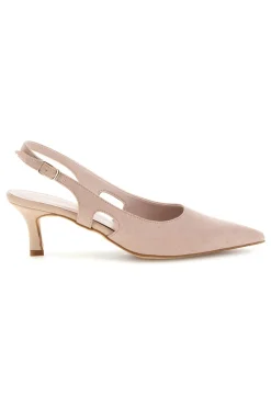 Beige Pumps mit Riemen Pittarello glam 3992