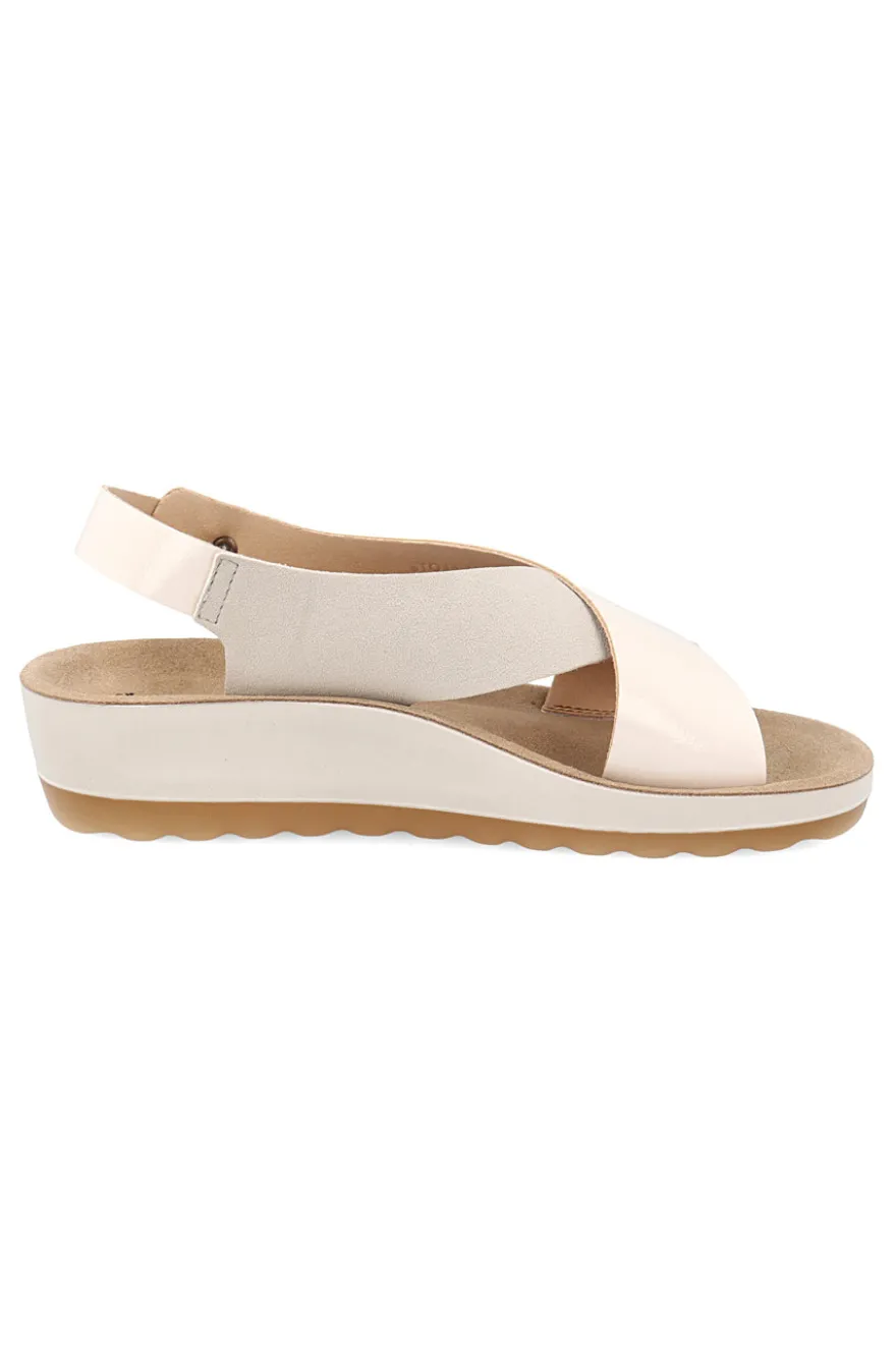 Beige Sandalen mit verstellbarem Riemen Fly Flot 90420G613C