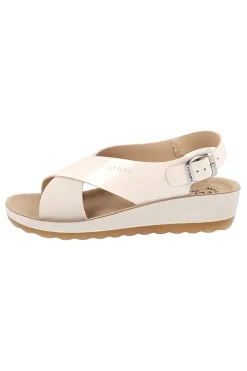 Beige Sandalen mit verstellbarem Riemen Fly Flot 90420G613C
