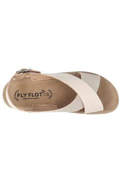 Beige Sandalen mit verstellbarem Riemen Fly Flot 90420G613C