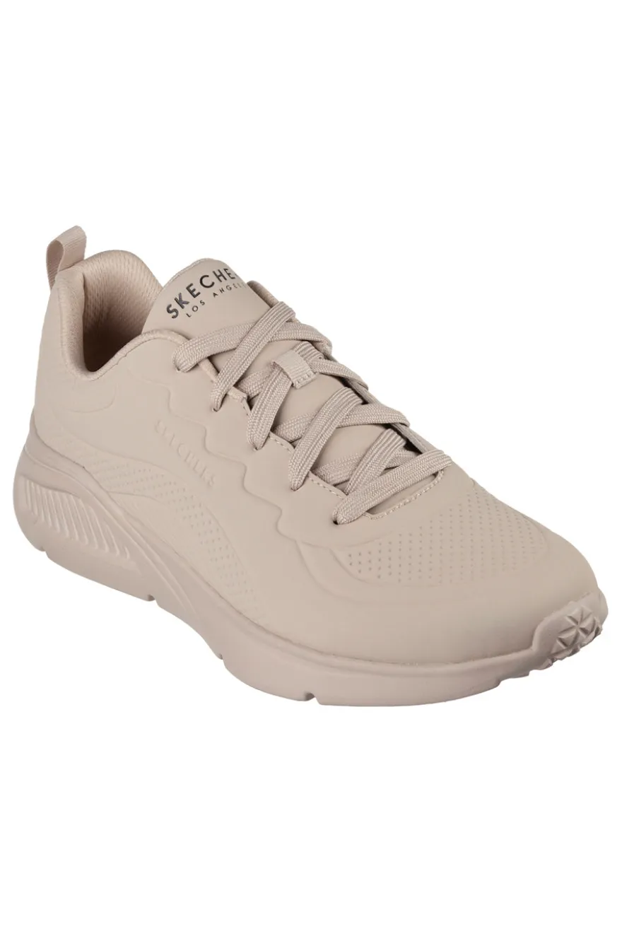 Beige Skechers Uno Lite-Lighter One Sneakers