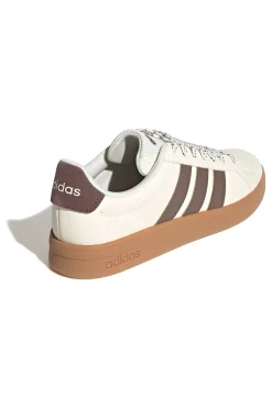Beige Sneaker mit braunen Streifen Adidas GRAND COURT BASE 3.0