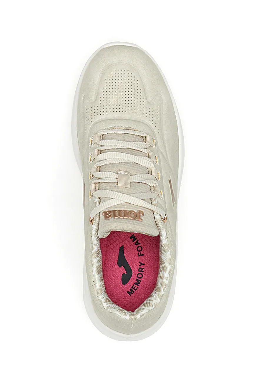 Beige Sneaker mit Schnürsenkeln JOMA N-400 Lady 2425