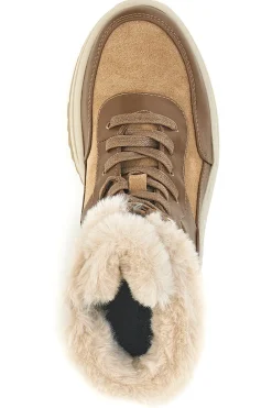 Beige Stiefeletten mit warmer Innenausstattung Altemberg 15222K17