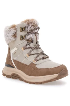 Beige Stiefeletten mit warmem Innenfutter und rutschfester Sohle Relife 24802B08R