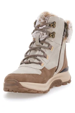 Beige Stiefeletten mit warmem Innenfutter und rutschfester Sohle Relife 24802B08R