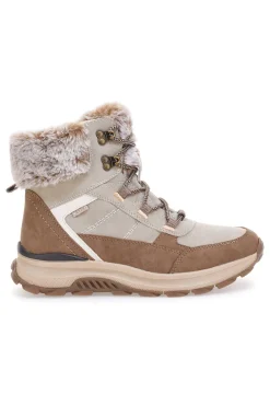 Beige Stiefeletten mit warmem Innenfutter und rutschfester Sohle Relife 24802B08R
