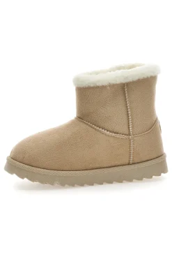Beige Stiefeletten mit Zierknopf Pittarello Love PK1714A