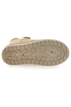 Beige Stiefeletten mit Zierknopf Pittarello Love PK1714A
