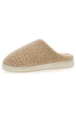 Beige Teddy-Hausschuhe Coveri World 233092
