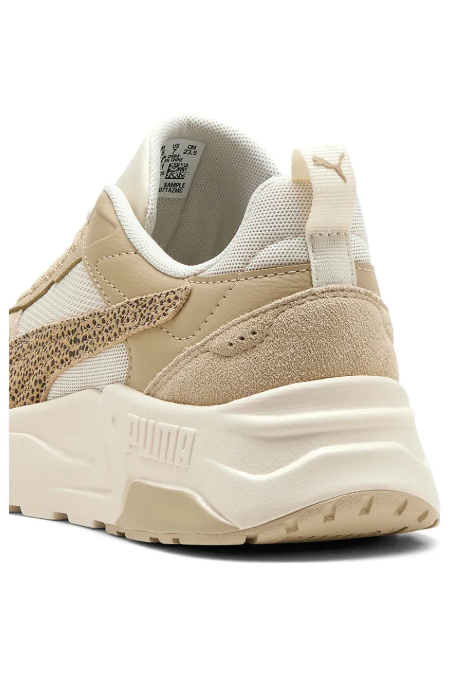 Beige und Creme Mesh Puma Trinity 2 Lt Topcat Turnschuhe