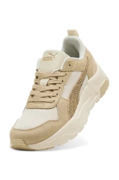 Beige und Creme Mesh Puma Trinity 2 Lt Topcat Turnschuhe