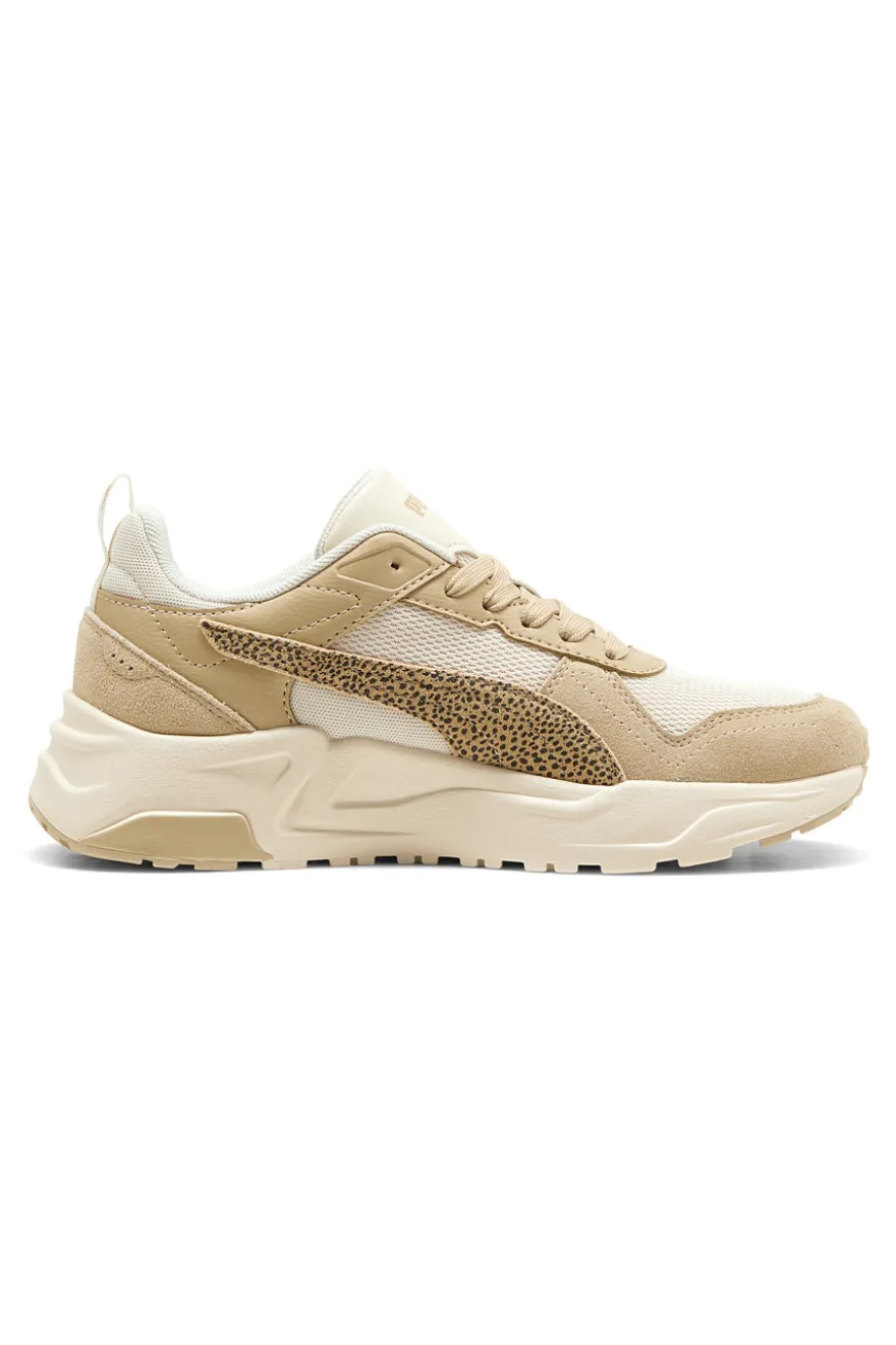 Beige und Creme Mesh Puma Trinity 2 Lt Topcat Turnschuhe