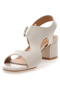 Beigefarbene Knöchelriemensandalen Mariella Burani 51280