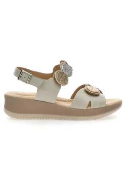 Beigefarbene Slingback-Sandale Vany Clipps 542481