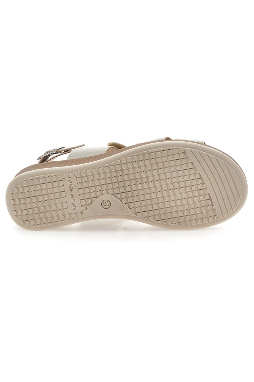 Beigefarbene Slingback-Sandale Vany Clipps 542481